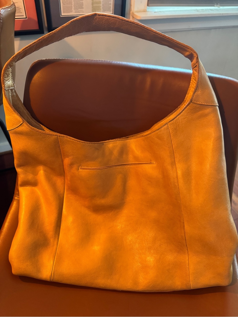 Latico Leather Petite Lindsey shoulder bag - Camel - Picture 3 of 9